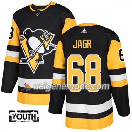 Kinder Eishockey Pittsburgh Penguins Trikot Jaromir Jagr 68 Adidas 2017-2018 Schwarz Authentic